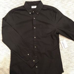 Frame black button down